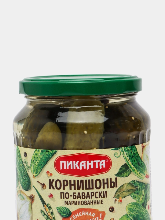 Kornishonlar Пиканта, Bavariyada, 700 g