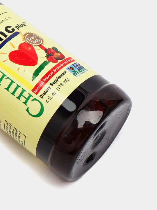ChildLife Essentials, Цинк (Zinc Plus) с натуральным вкусом манго и клубники, 118 мл