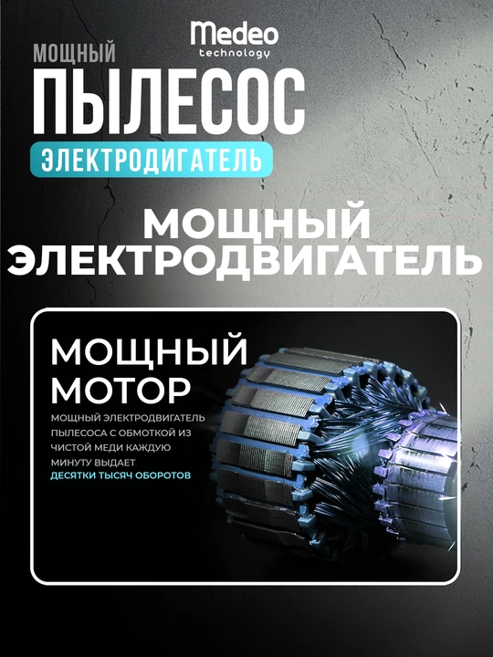 Вертикальный пылесос Medeo-70A
