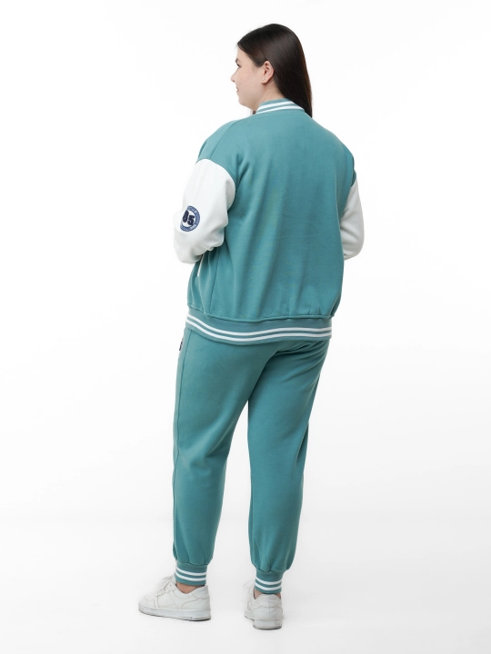 Ayollar sport kostyumi, qizlar uchun, bomber, jogerlar