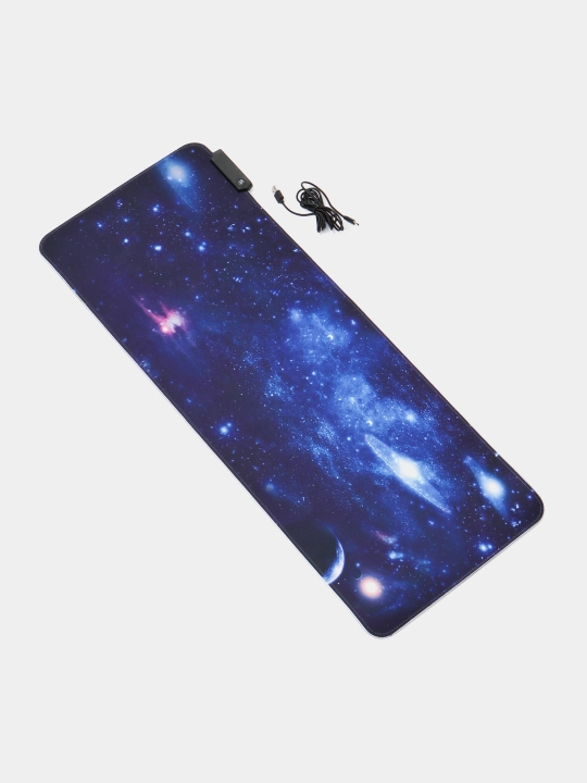 Игровой коврик для мыши и клавиатуры, большой, нескользящий, для геймеров