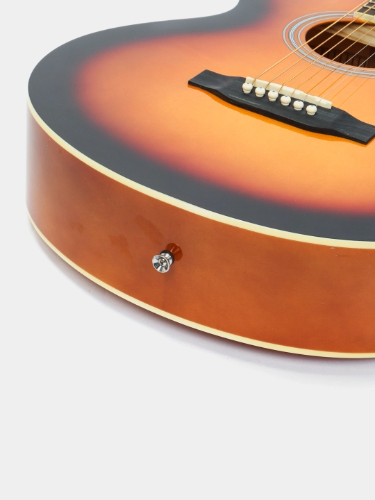 Аkustik gitara Smiger, Sunburst rangi, o'lchami 40, g'ilof, 2 mediatr, Ga-H15