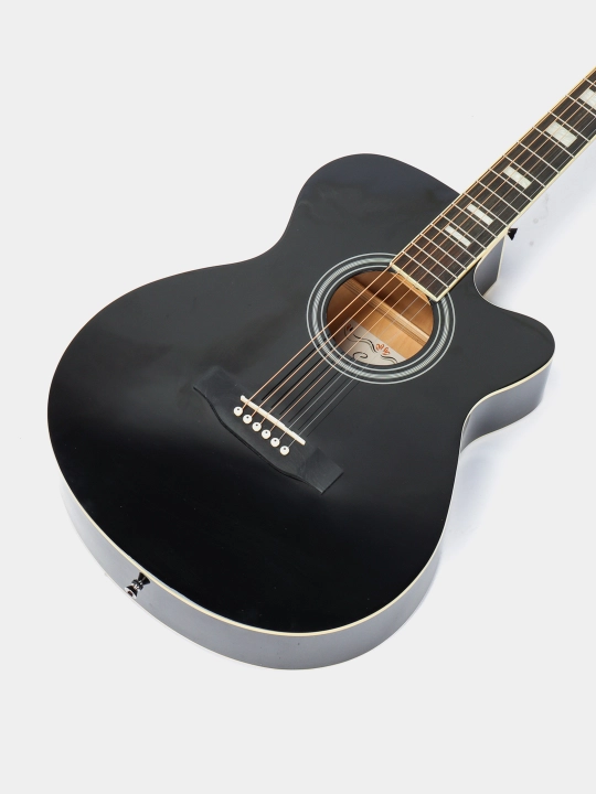 Аkustik gitara Smiger, qora rangi, o'lchami 40 +chexol + 2 media. Ga-H15 sku