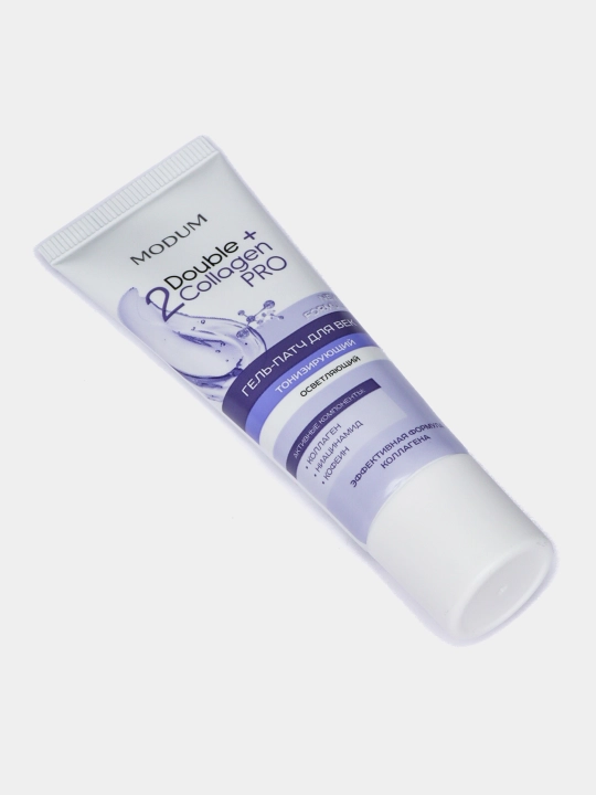 Гель-патч для век Double Collagen Pro, тонизирующий и осветляющий, 25 г, Modum - 