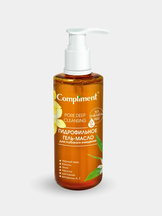 Terini yuvish va tozalash uchun gidrofilik gel moyi Compliment, 150 ml