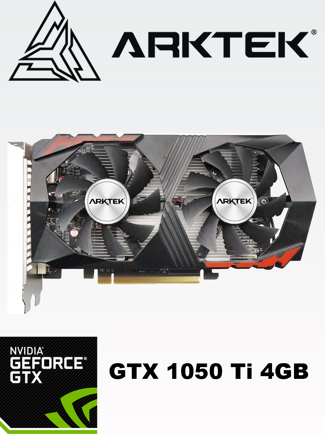 Видеокарта ARKTEK-AXLE  RTX3050 8GB, GTX2060super GTX 1660 Super, 6GB, 1050ti 4GB GDDR6