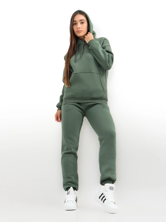 Ayollar Sport kostyumi, oversize, turmagi bilan