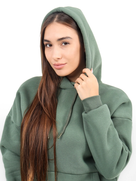 Ayollar Sport kostyumi, oversize, turmagi bilan
