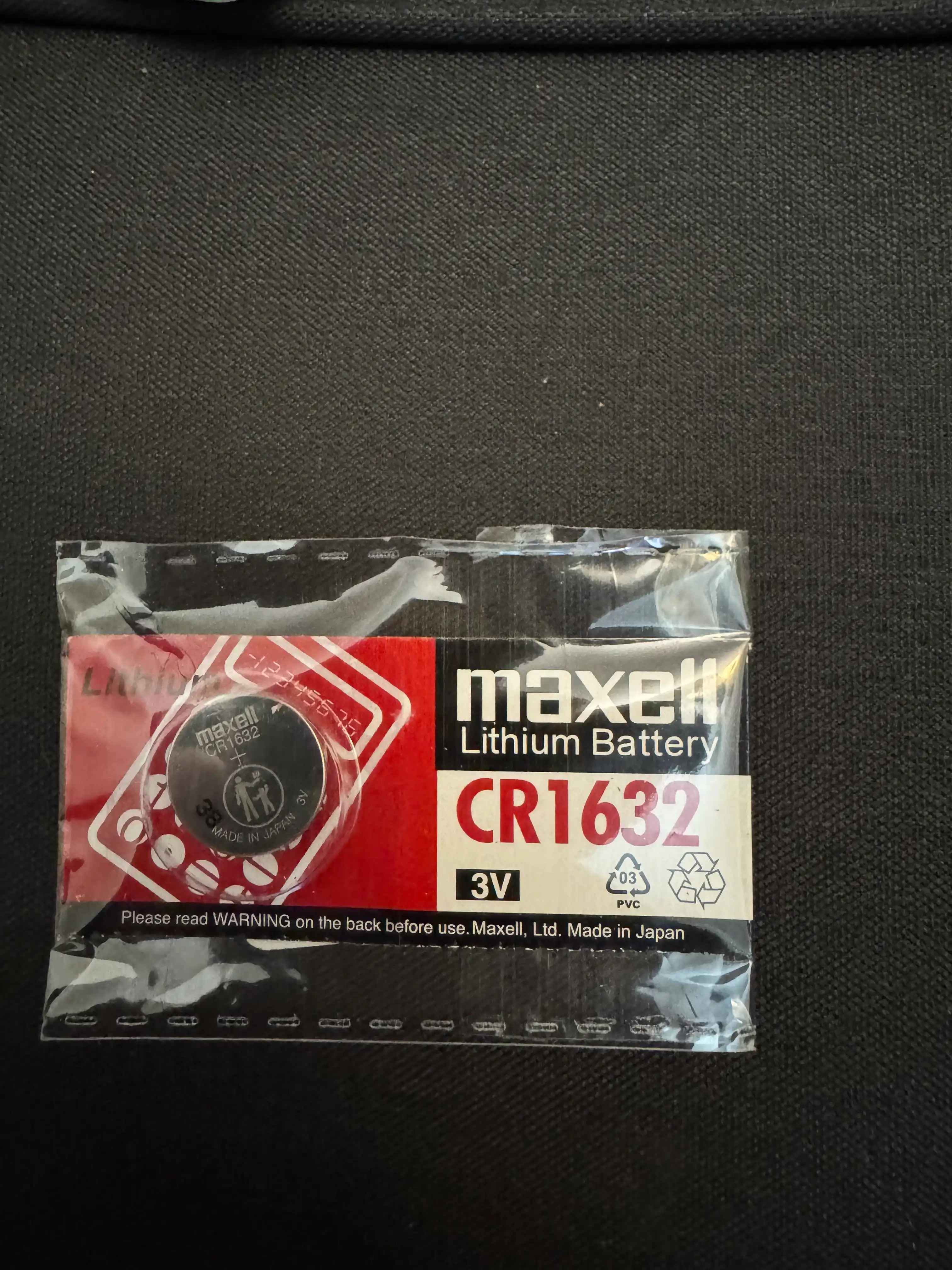 Батарейки литиевые Maxell CR1616, CR1620, CR1632, CR2016, CR2025, CR2032, CR2450 3V, 1 шт