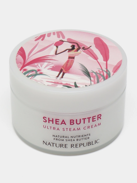 Увлажняющий и освежающий крем, Nature Republic, SHEA BUTTER, 100 мл
