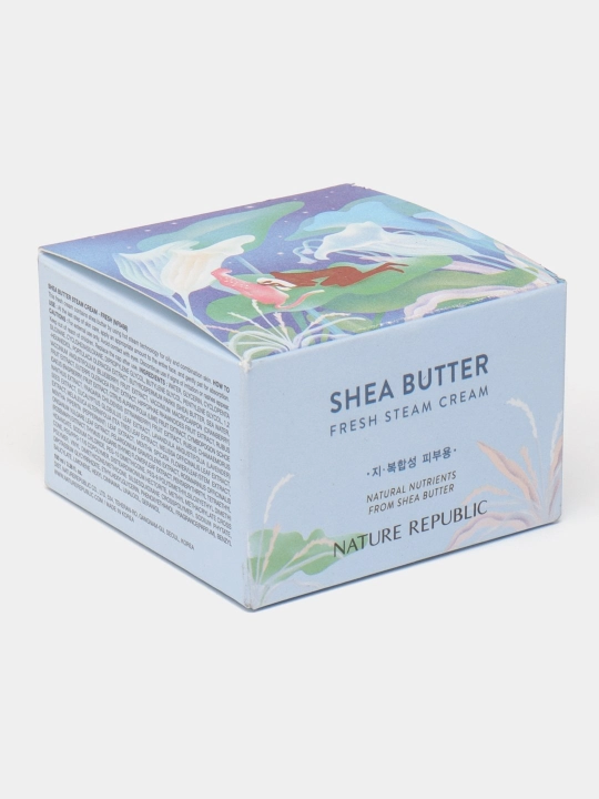 Увлажняющий и освежающий крем, Nature Republic, SHEA BUTTER, 100 мл