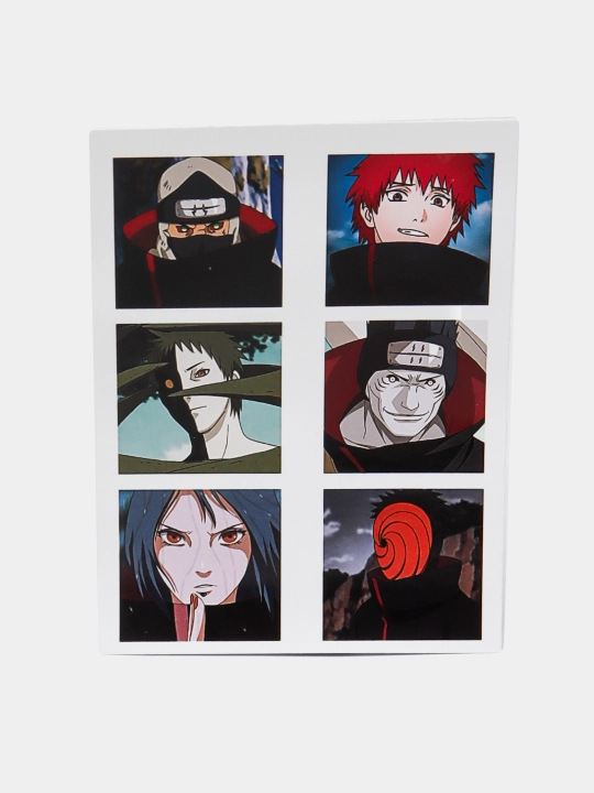 Наклейки Bleach, Jujutsu Kaisen, Naruto, Demon Slayer anime, 12 шт