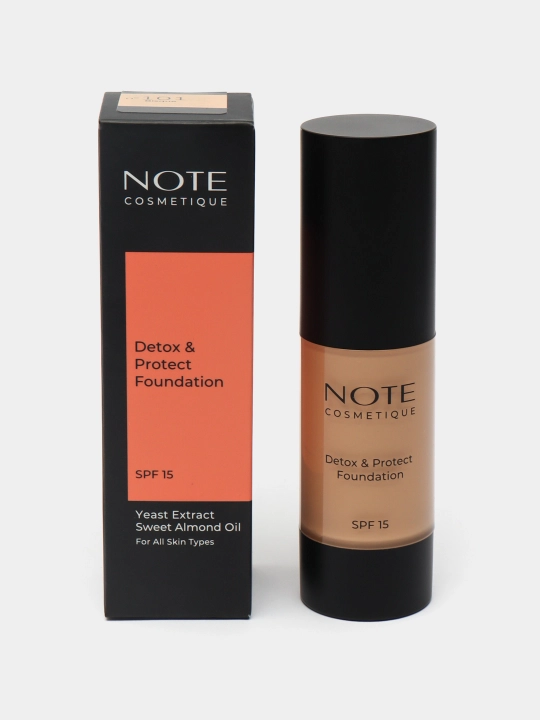 Тональный крем NOTE Detox and Protect Foundation SPF15, 30 мл