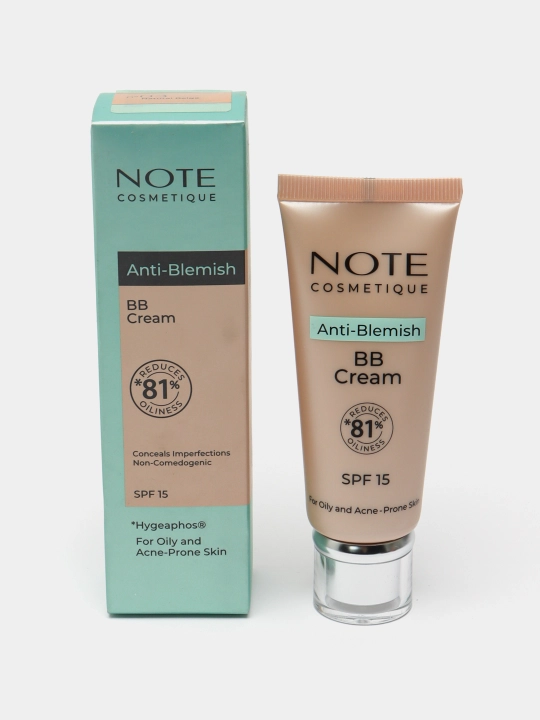 Тональный крем Note BB Cream Anti Blemish 30 мл для ровного тона и маскировки