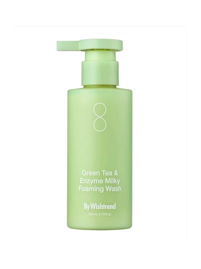 Гель для очищения лица By Wishtrend Green Tea & Enzyme Milky Foaming Wash