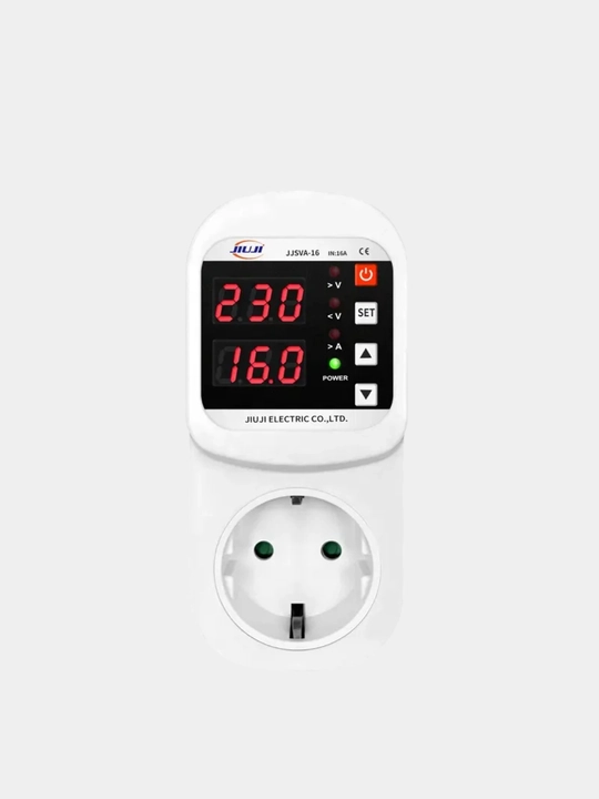 Реле напряжение для розетки JJSVA-16 защита