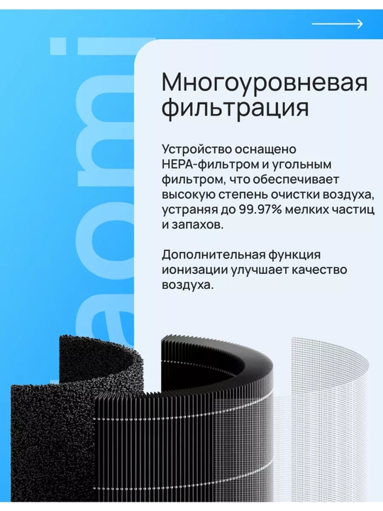 Очиститель воздуха, Xiaomi Smart Air Purifier 4 Lite, 4, 4PRO, Elite