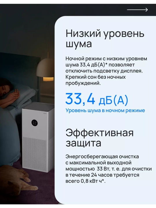 Очиститель воздуха, Xiaomi Smart Air Purifier 4 Lite, 4, 4PRO, Elite
