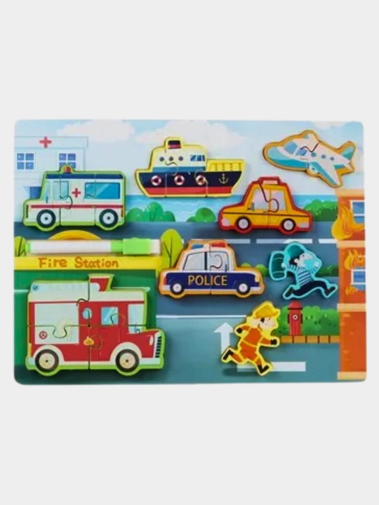 Развивающая игрушка в стиле Монтессори, вкладыш сортер