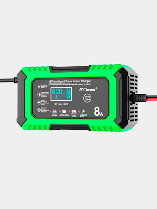 Batareya uchun avtomatik zaryadlovchi, avtomobil 12V, 24V, 6A, 8A, 10A
