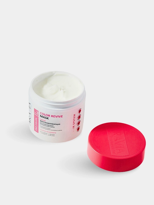 Shikastlangan va  bo'yalgan sochlar uchun tiklovchi niqob Color Revive Mask, Aravia, 300 ml