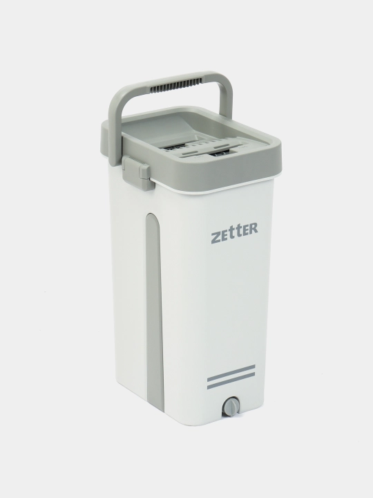Швабра и ведро с отжимом Zetter L/XL, для дома, уборки пола и окон, 13 л