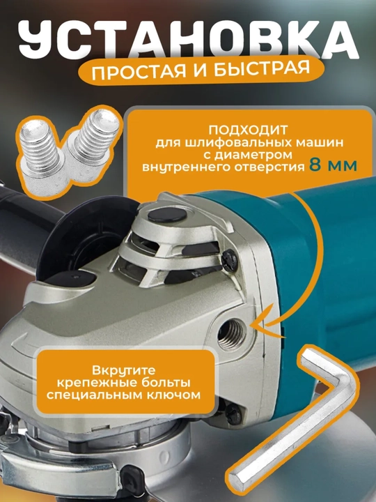 Ergonomik burchakli silliqlash mashinasi uchun ushlagich