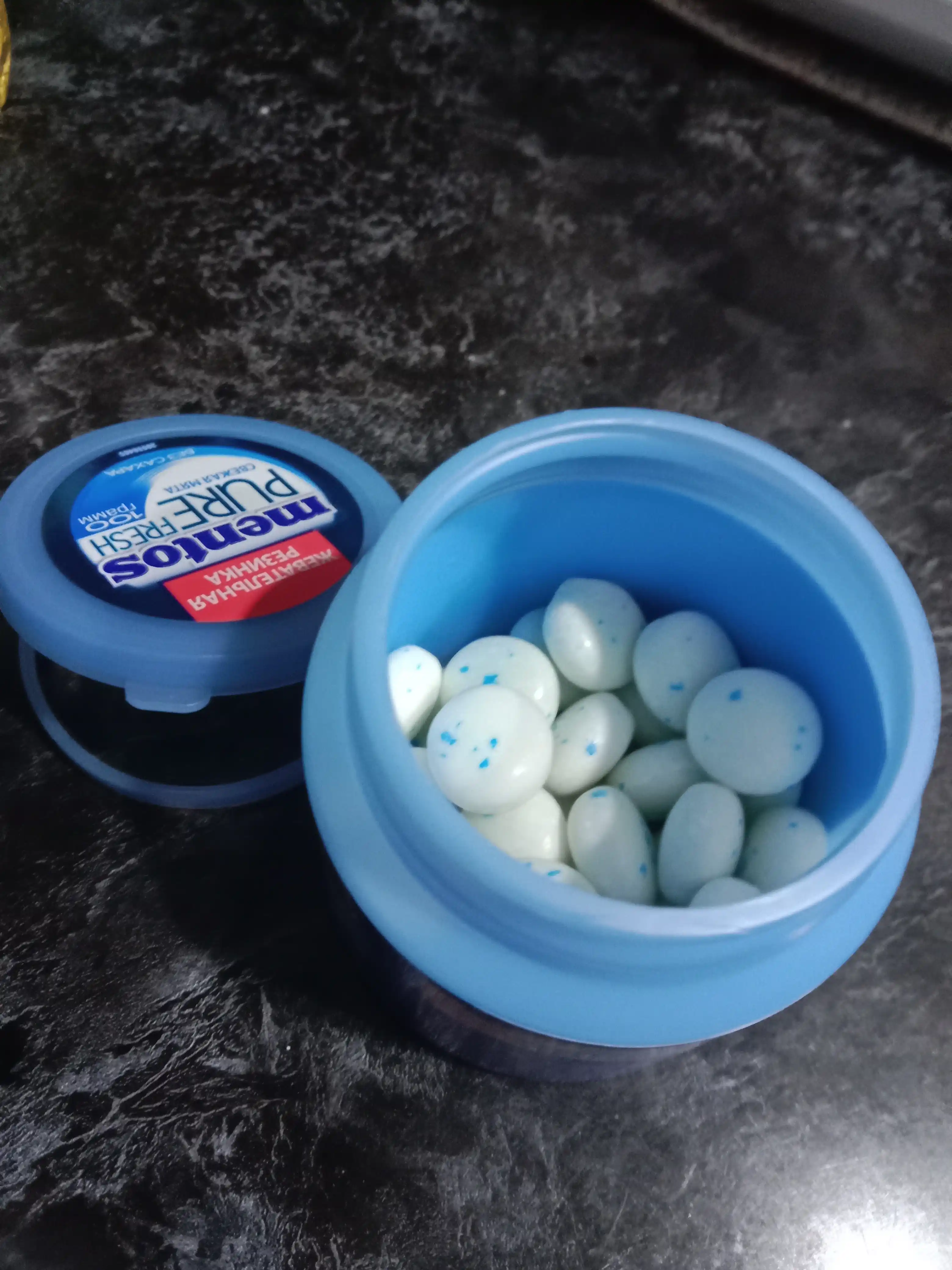 Жевательная резинка Mentos Pure Fresh Свежая мята, 100 г