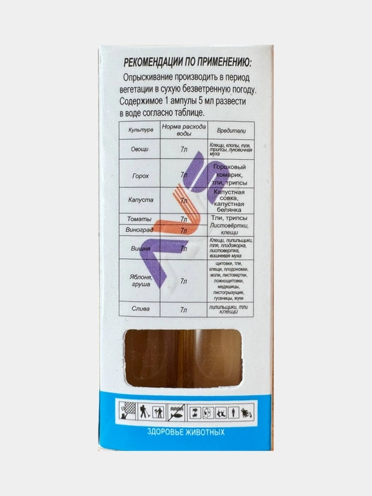 Инсектицид контактно-кишечного фумигатного, локального, системного и репелентного действия