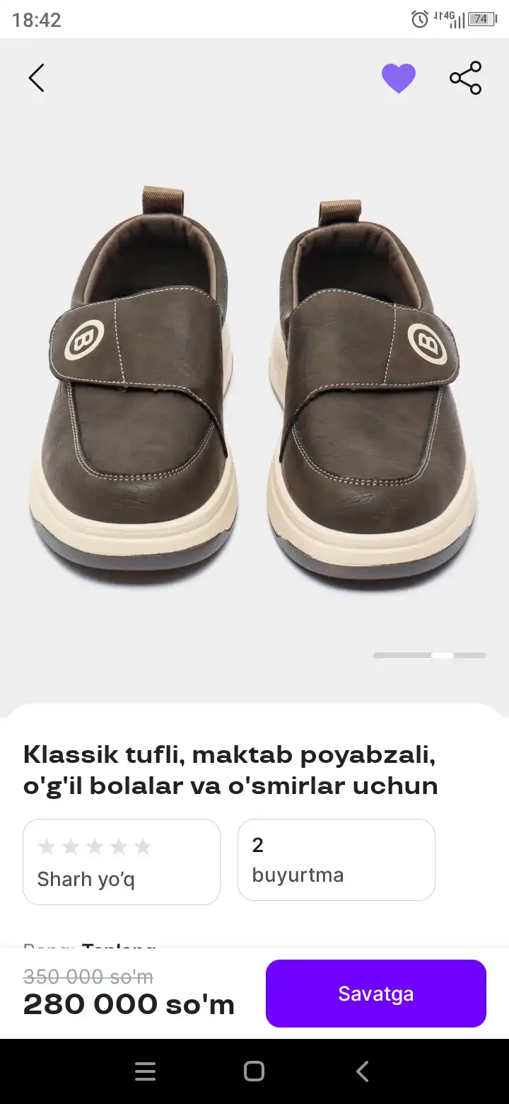 Klassik tufli, maktab poyabzali, o'g'il bolalar va o'smirlar uchun