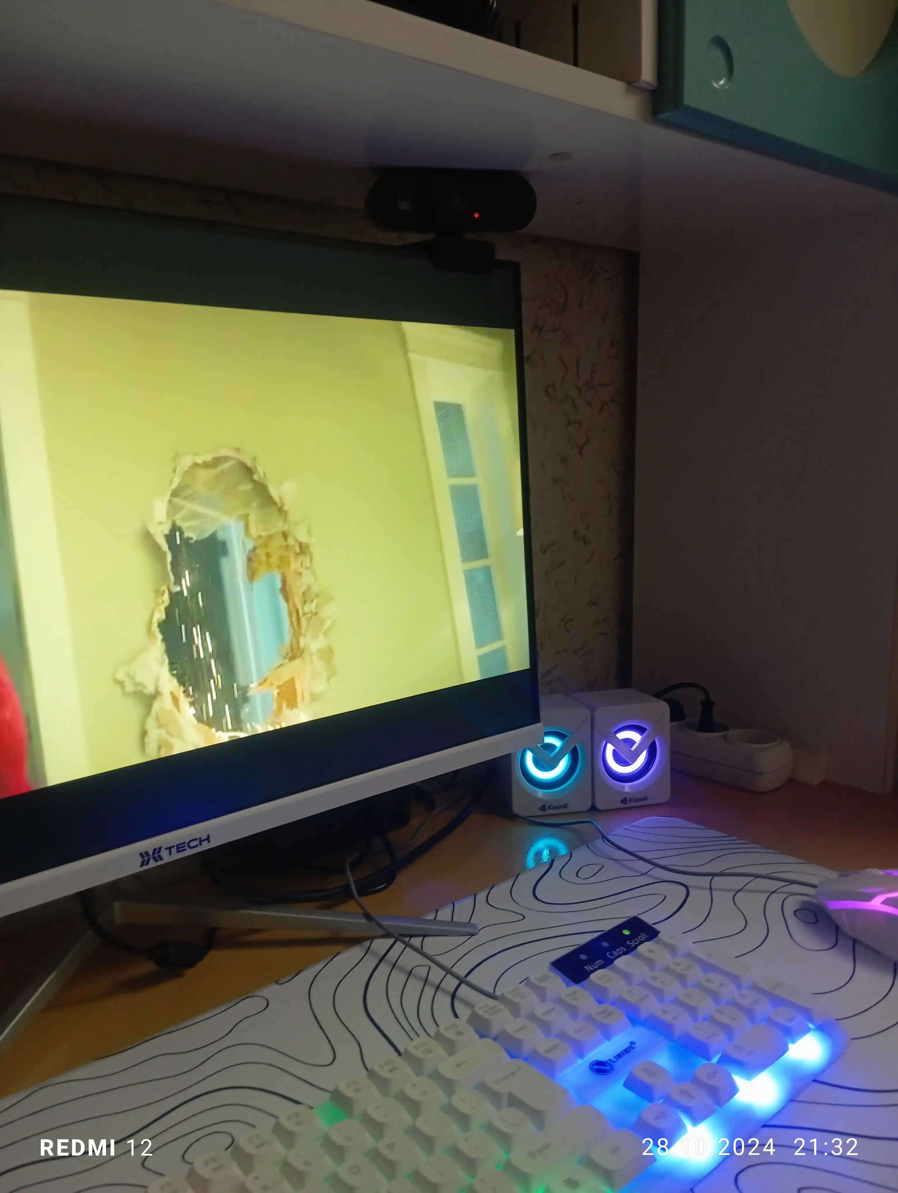 Kompyuter va noutbuk uchun veb-kamera, 1 oy kafolati bilan USB veb-kamera, 2K, Full HD