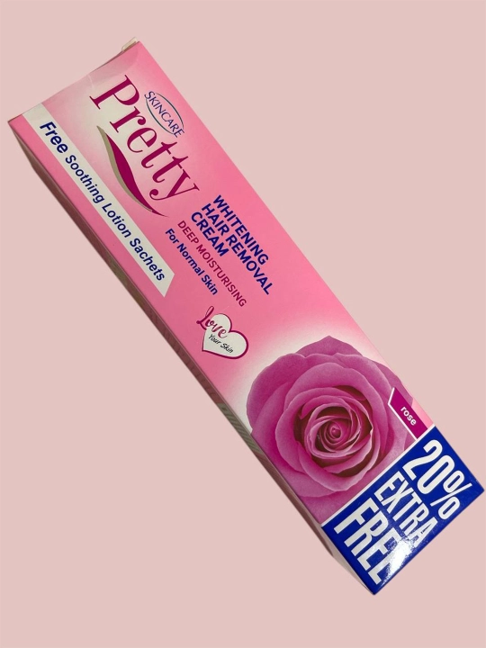 Krem depilatsiya Pretty white kremi ultra-yumshoq va tez ta'sir qiladi, 125 ml, Pakistan