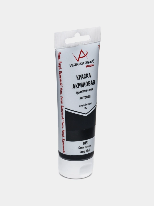 VISTA-ARTISTA Studio akril bo‘yog‘i, xira VAAM -75, 75 ml, 813 Sazha gazovaya
