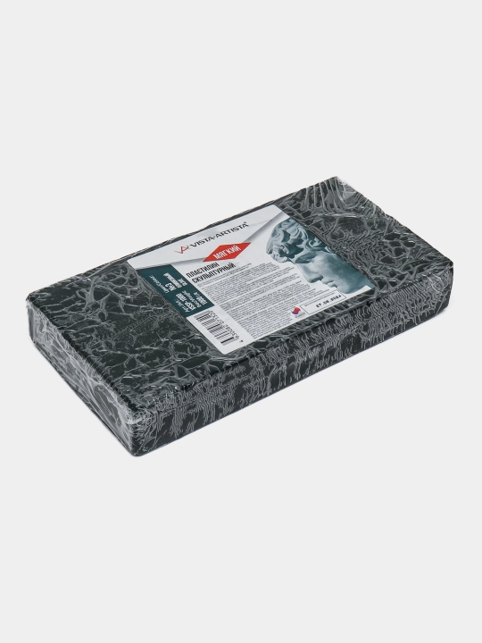 Haykaltarosh plastilin "VISTA-ARTISTA" VSSP-1000 Studio 1 kg № 3 zaytun yumshoq