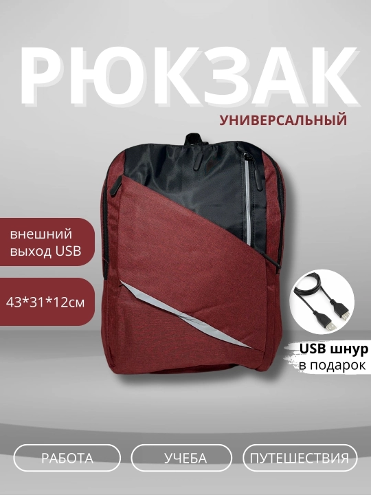 Erkaklar uchun ryukzak, kundalik, noutbuk uchun - 