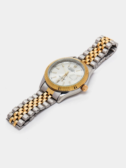 Erkaklar qo'l soati Rolix datejust 42 mm, kvarts mexanizmli, sovg'a to'plami bilan birga