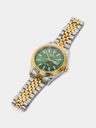 Erkaklar qo'l soati Rolix datejust 42 mm, kvarts mexanizmli, sovg'a to'plami bilan birga
