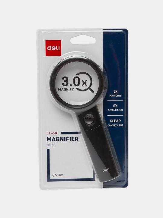 Лупа х3 Deli D60 мм - 