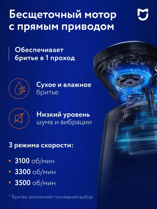 Xiaomi Mijia S500 / S700 Электробритва, портативный триммер