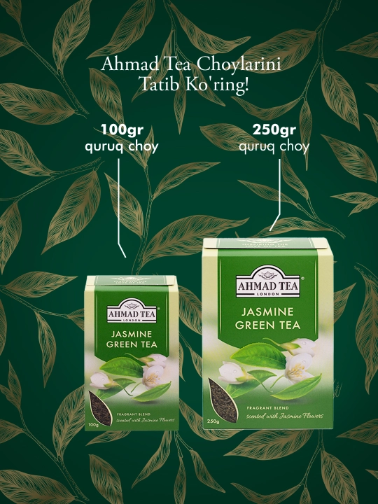 Choy Ahmad Tea Yashil maydalangan "Jasmin" 100g (954)