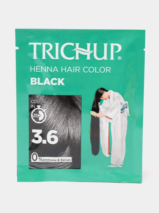 Trichup Henna Hair Color soch bo‘yog‘i-xina, 6 dona, 10 gr, tabiiy bo‘yoq