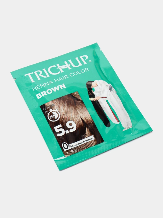 Trichup Henna Hair Color soch bo‘yog‘i-xina, 6 dona, 10 gr, tabiiy bo‘yoq