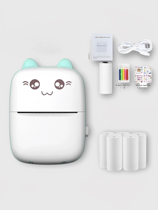Bolalar uchun Bluetooth bilan telefon uchun simsiz mini termal printer