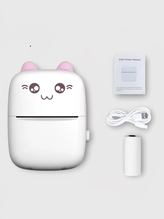 Bolalar uchun Bluetooth bilan telefon uchun simsiz mini termal printer