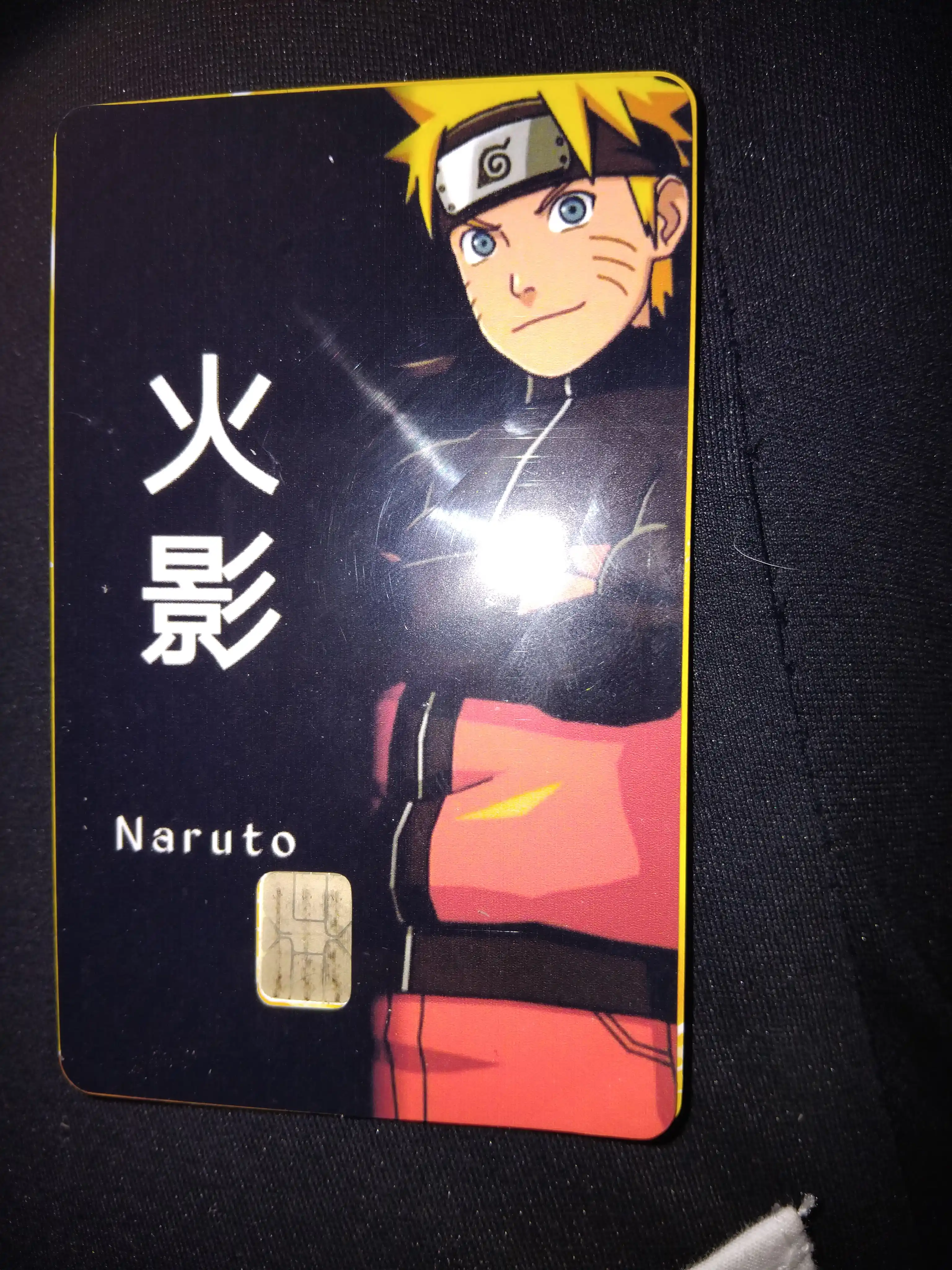 Bank kartasi stikerlari, Naruto, anime