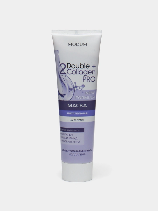Маска для лица Double Collagen Pro, питательная, 100 г, Modum