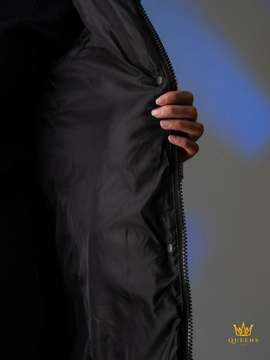Ayollar uzun kurtkasi, qishki, issiq, kapyushonli, 4XL gacha