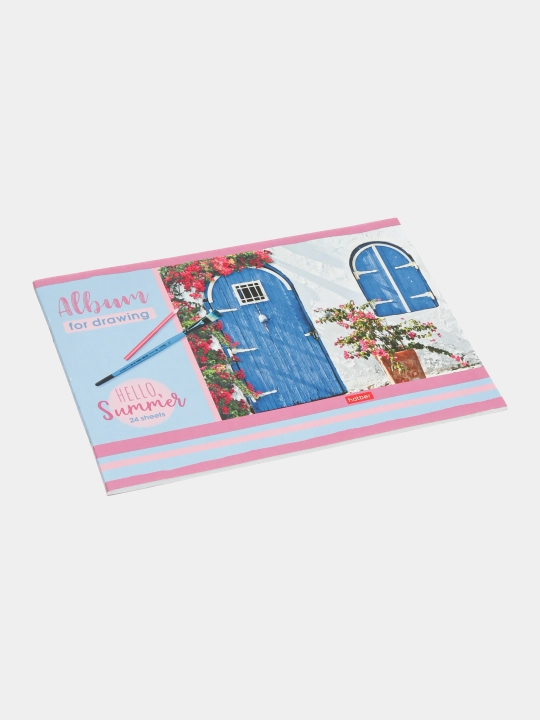 Альбом для рисования Hatber Summer, формат А4, 24 листа