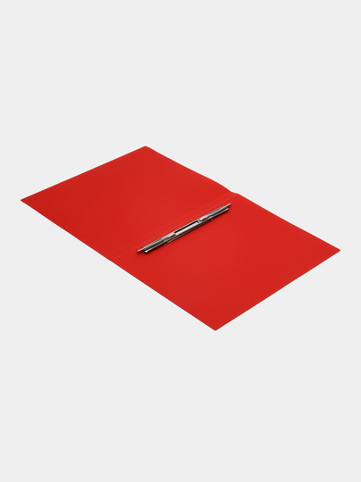 Hatber LINE, A4 rusumli, prujinali tez tikuvchili, 14 mm, 500 mkm, qizil plastik papka - 