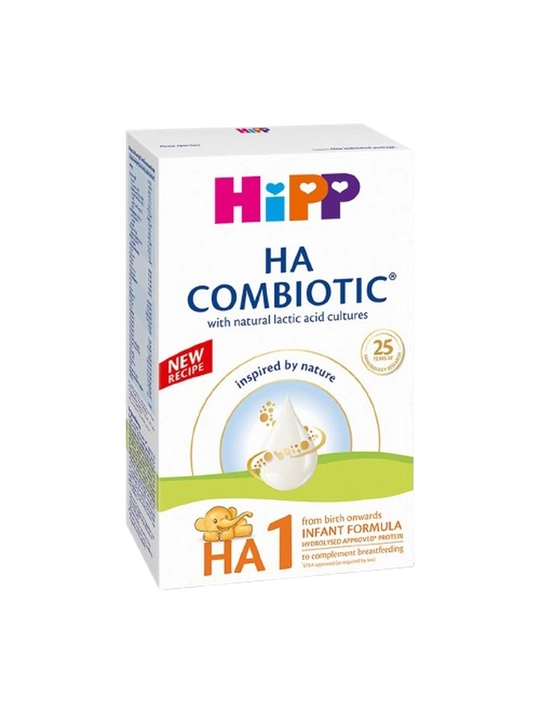 HiPP HA 1 Combiotic - детская гипалергенная молочная смесь Комбиотик 350гр
